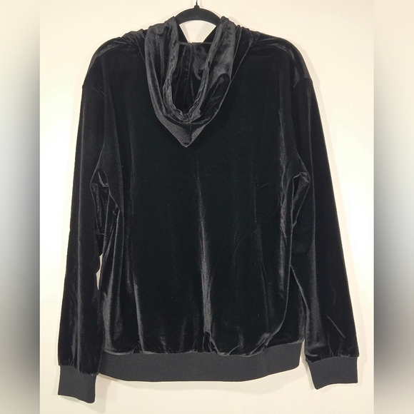 BLVCK PARIS VELVET PULLOVER HOODIE. - Picture 3 of 7